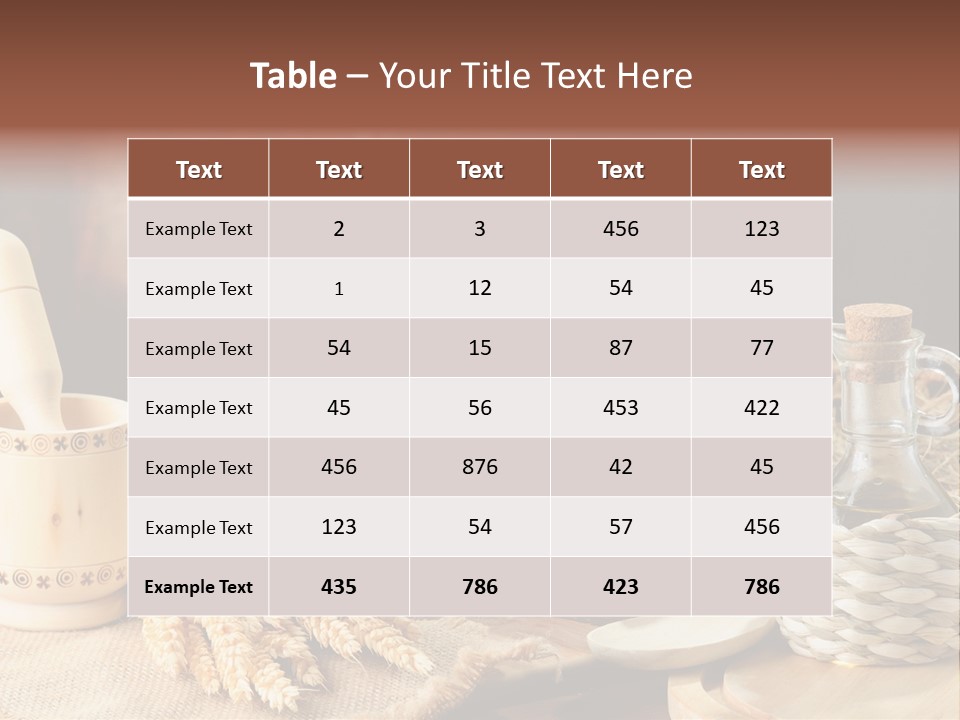 Black Rural Wheaten PowerPoint Template