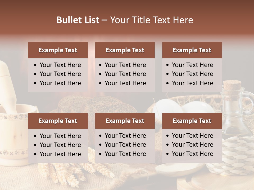 Black Rural Wheaten PowerPoint Template