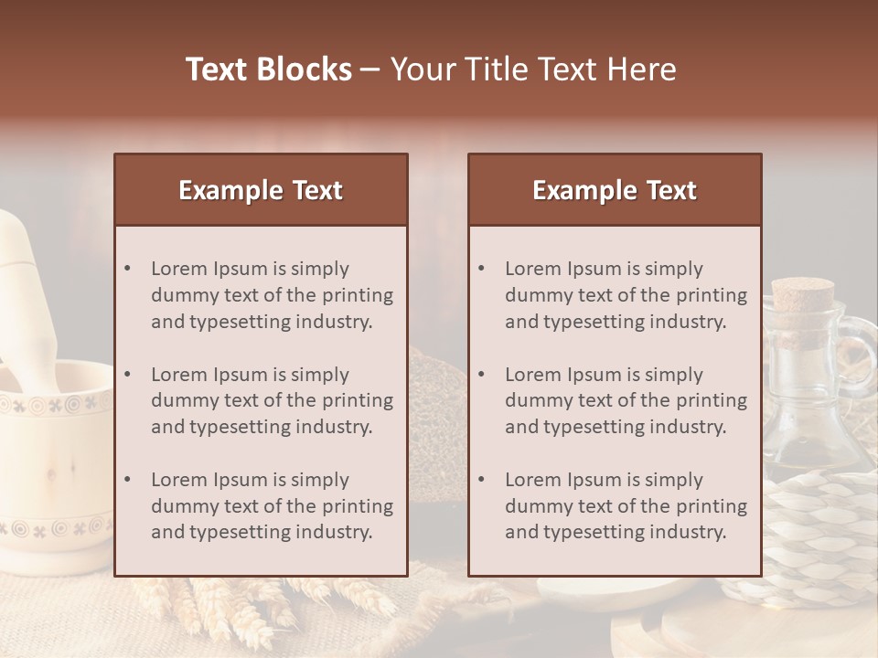 Black Rural Wheaten PowerPoint Template