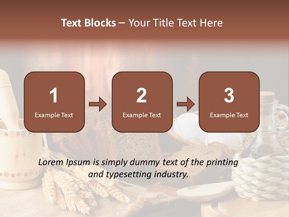 Black Rural Wheaten PowerPoint Template