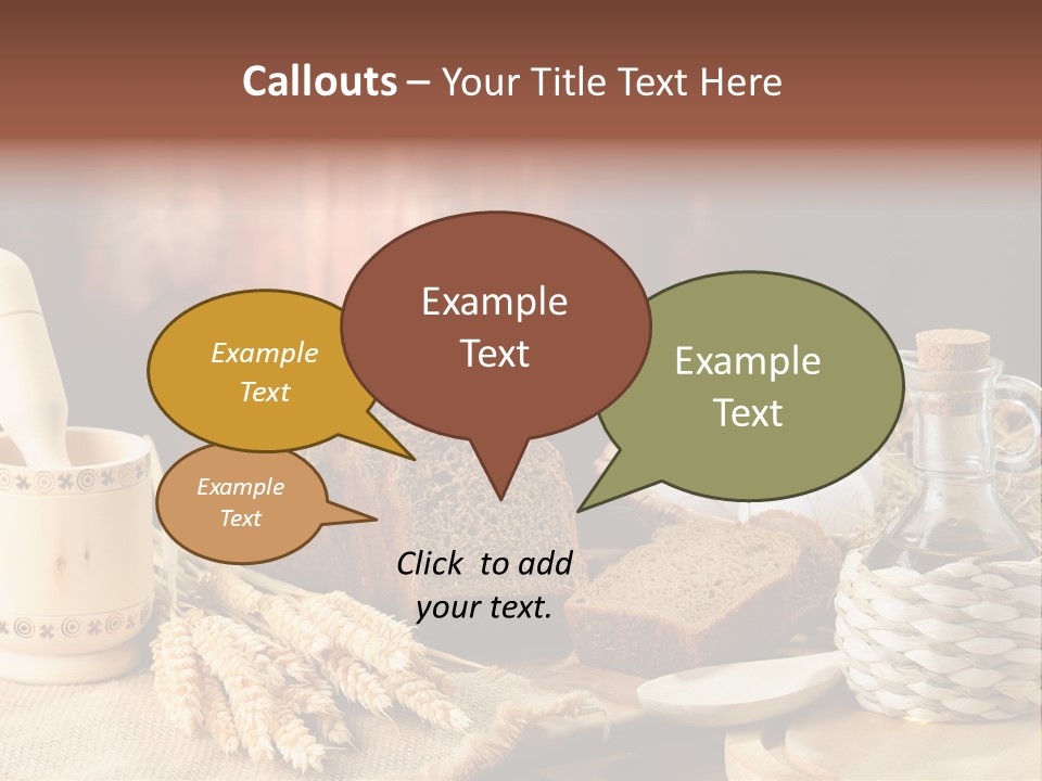 Black Rural Wheaten PowerPoint Template