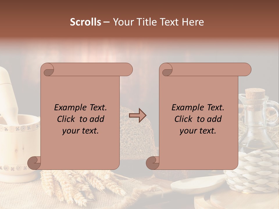 Black Rural Wheaten PowerPoint Template