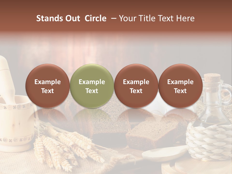 Black Rural Wheaten PowerPoint Template