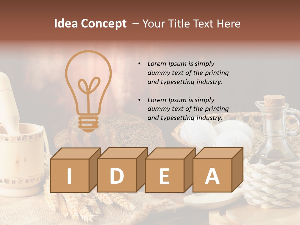 Black Rural Wheaten PowerPoint Template