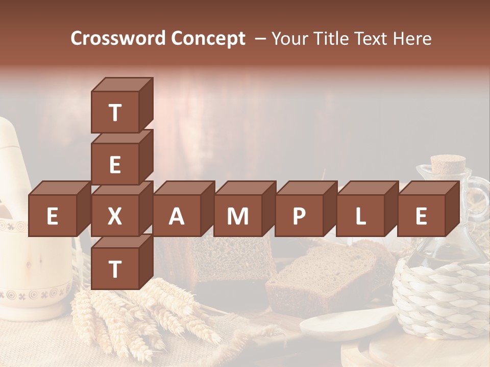 Black Rural Wheaten PowerPoint Template