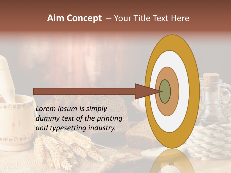 Black Rural Wheaten PowerPoint Template