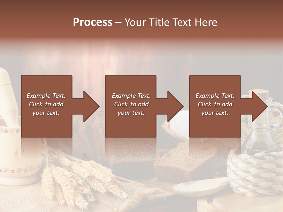 Black Rural Wheaten PowerPoint Template