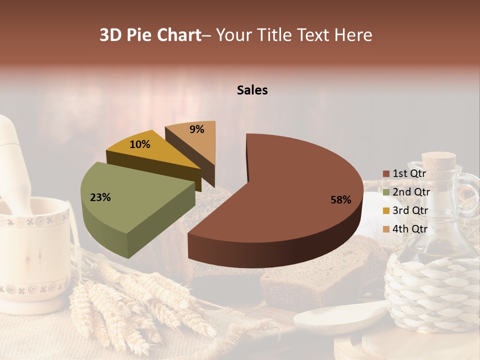 Black Rural Wheaten PowerPoint Template
