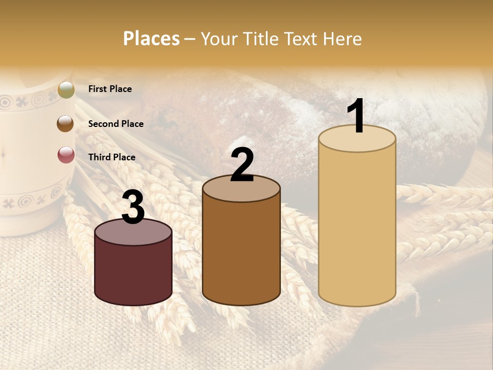 Toaster Wooden Thread PowerPoint Template