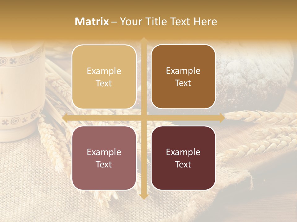 Toaster Wooden Thread PowerPoint Template