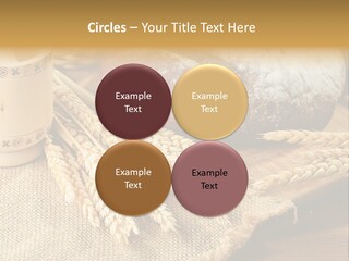 Toaster Wooden Thread PowerPoint Template