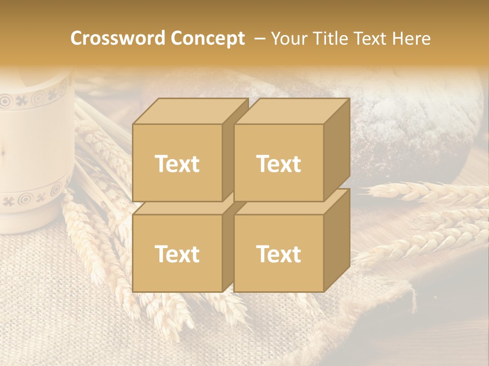 Toaster Wooden Thread PowerPoint Template