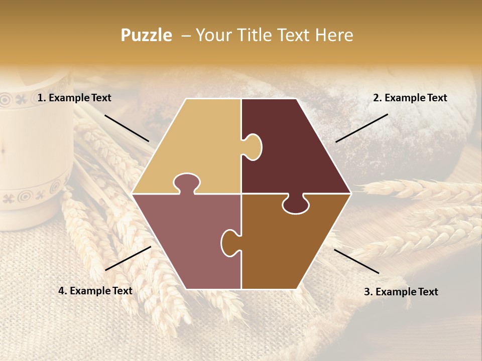 Toaster Wooden Thread PowerPoint Template