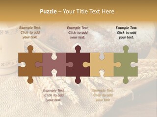 Toaster Wooden Thread PowerPoint Template