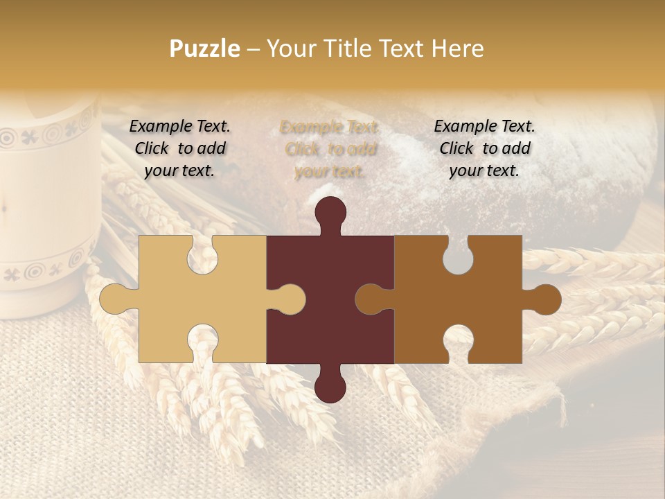 Toaster Wooden Thread PowerPoint Template