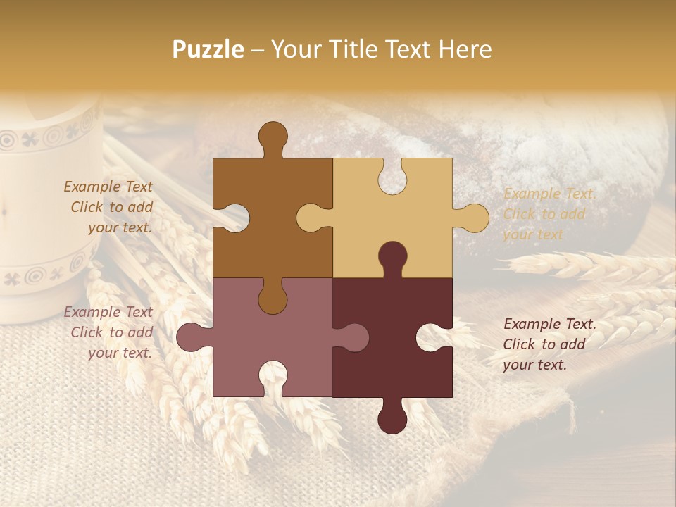 Toaster Wooden Thread PowerPoint Template