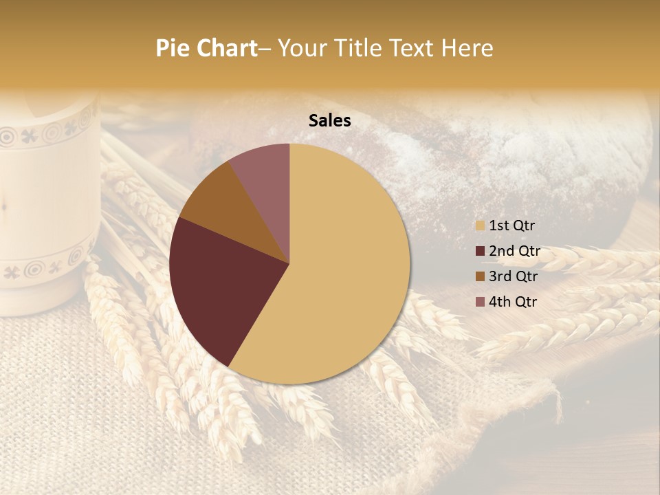Toaster Wooden Thread PowerPoint Template