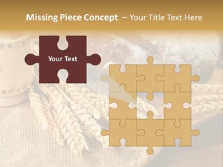 Toaster Wooden Thread PowerPoint Template