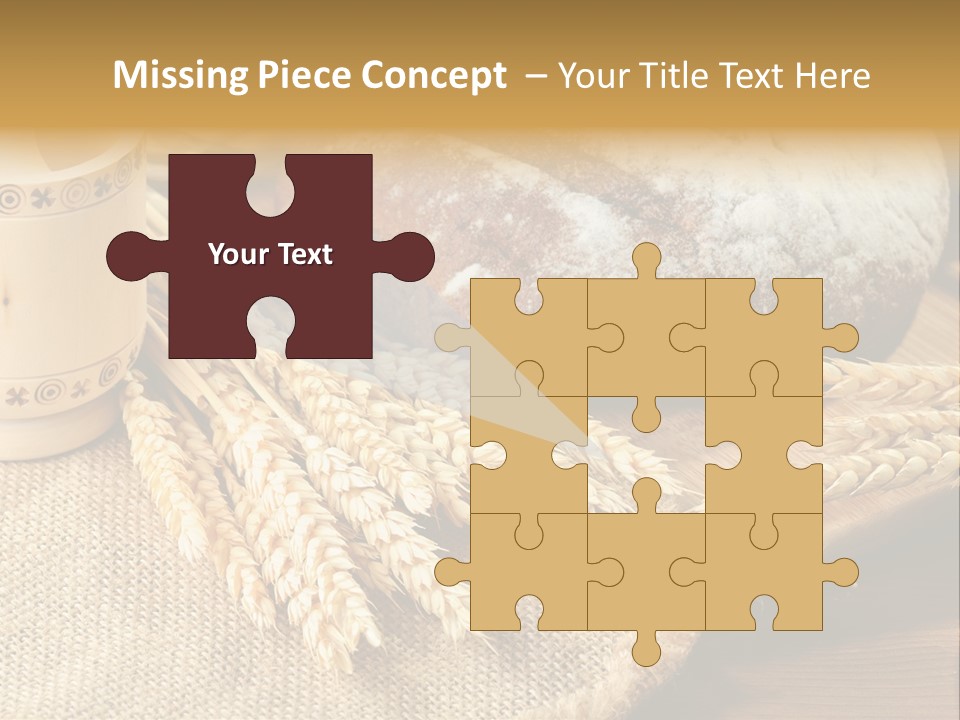 Toaster Wooden Thread PowerPoint Template