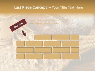 Toaster Wooden Thread PowerPoint Template