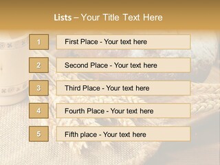 Toaster Wooden Thread PowerPoint Template