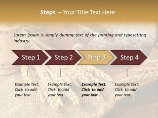 Toaster Wooden Thread PowerPoint Template