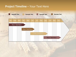 Toaster Wooden Thread PowerPoint Template