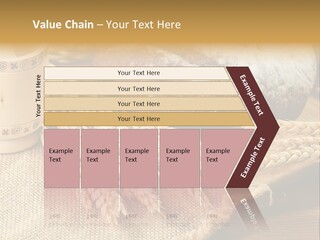 Toaster Wooden Thread PowerPoint Template