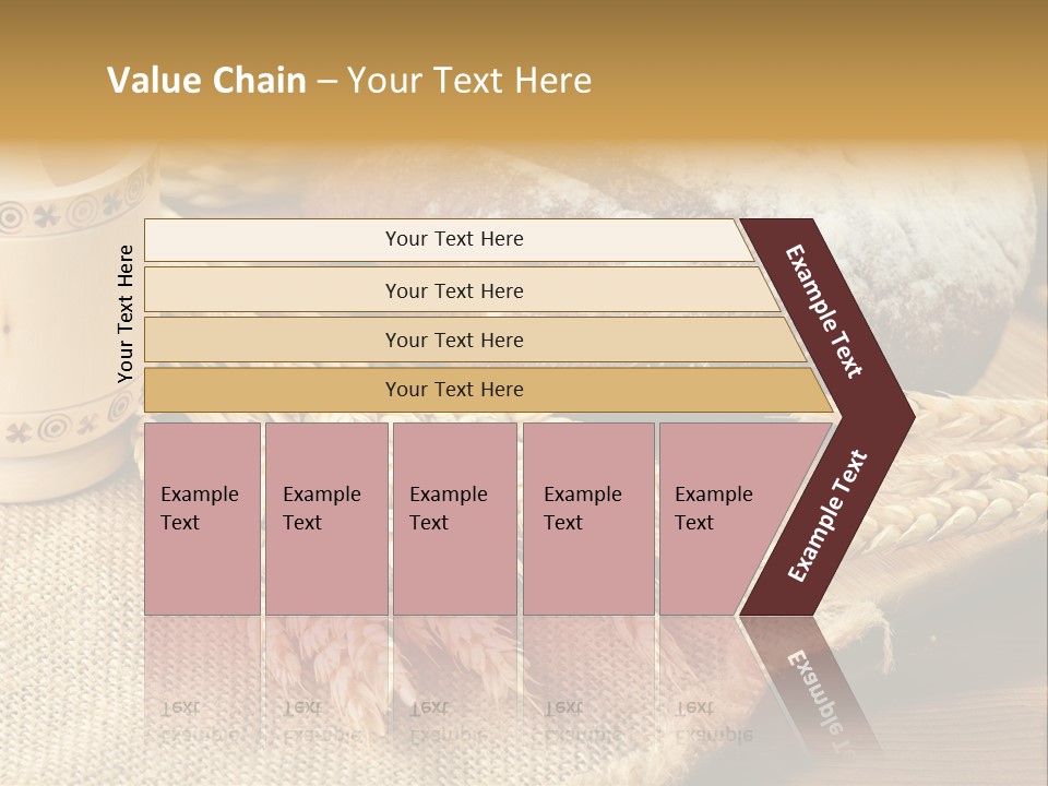Toaster Wooden Thread PowerPoint Template