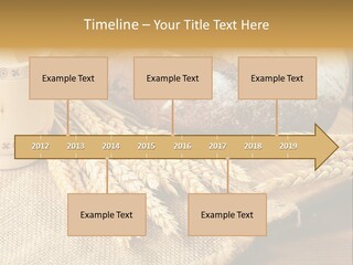 Toaster Wooden Thread PowerPoint Template