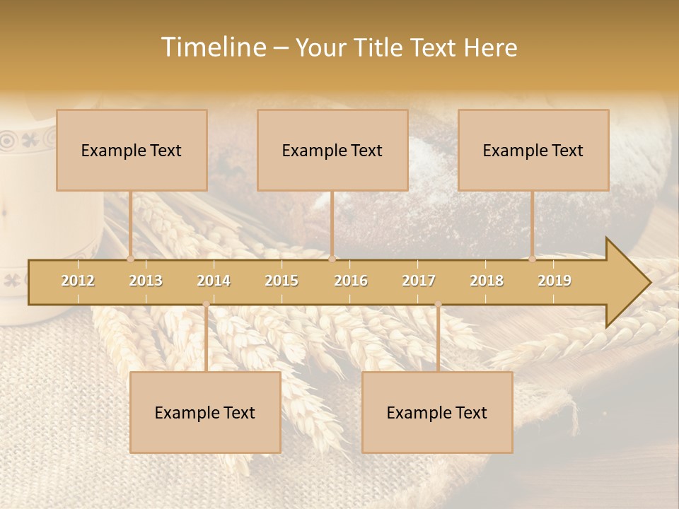 Toaster Wooden Thread PowerPoint Template