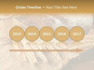 Toaster Wooden Thread PowerPoint Template