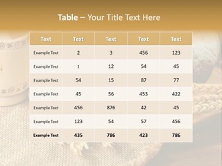 Toaster Wooden Thread PowerPoint Template