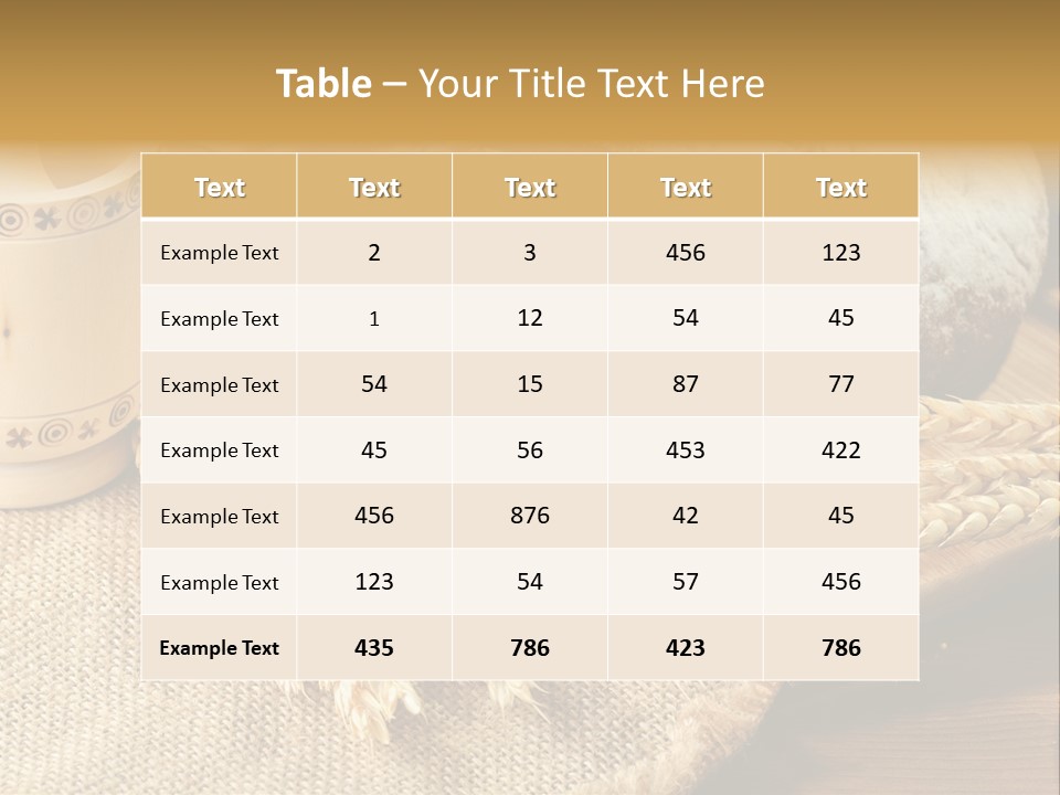 Toaster Wooden Thread PowerPoint Template