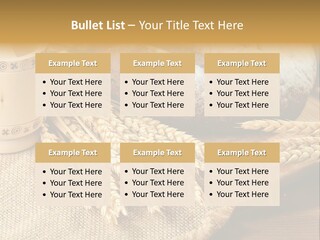 Toaster Wooden Thread PowerPoint Template