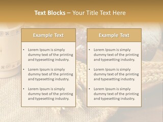 Toaster Wooden Thread PowerPoint Template