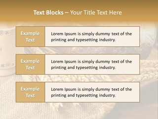 Toaster Wooden Thread PowerPoint Template