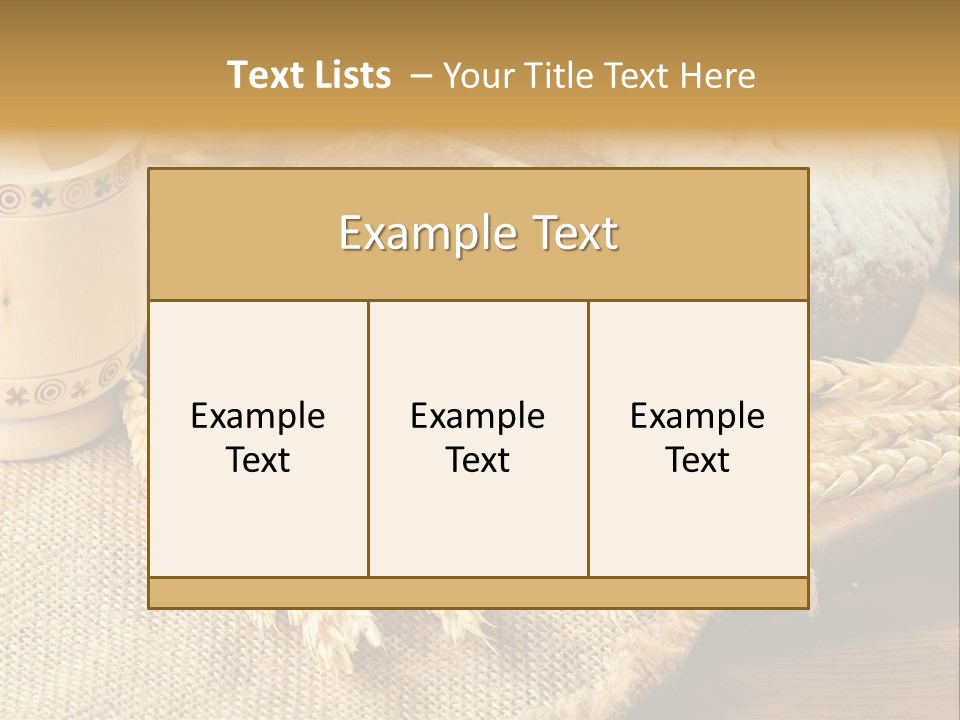 Toaster Wooden Thread PowerPoint Template