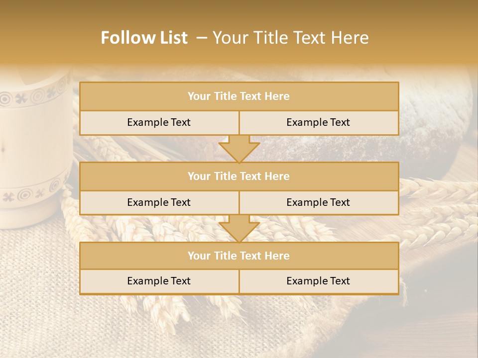 Toaster Wooden Thread PowerPoint Template