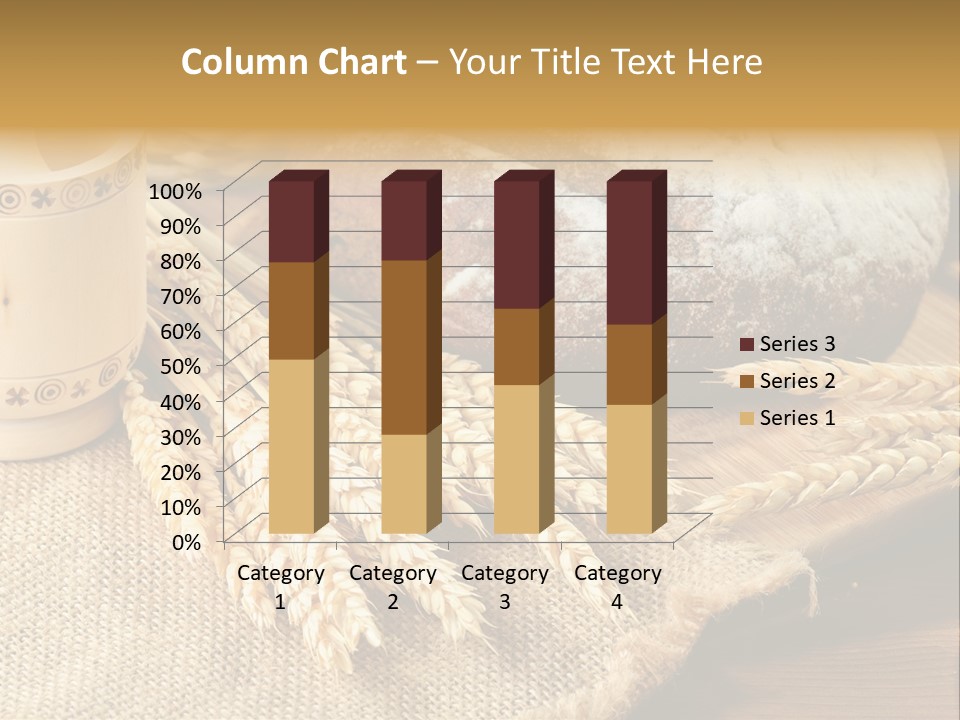 Toaster Wooden Thread PowerPoint Template