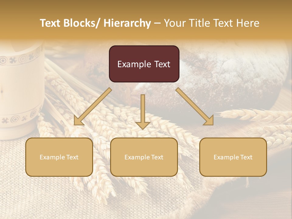 Toaster Wooden Thread PowerPoint Template