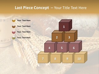 Toaster Wooden Thread PowerPoint Template