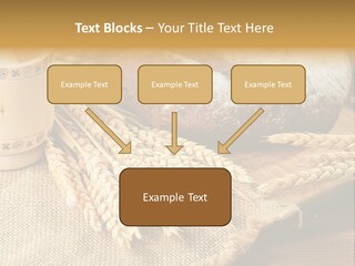 Toaster Wooden Thread PowerPoint Template