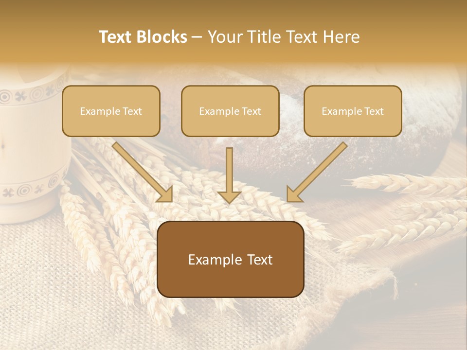 Toaster Wooden Thread PowerPoint Template