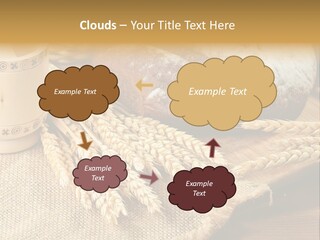 Toaster Wooden Thread PowerPoint Template