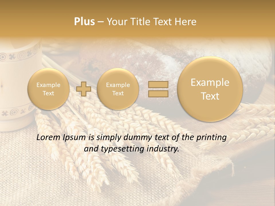 Toaster Wooden Thread PowerPoint Template