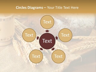 Toaster Wooden Thread PowerPoint Template