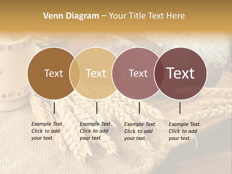 Toaster Wooden Thread PowerPoint Template