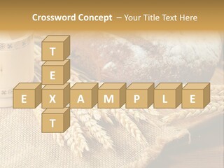 Toaster Wooden Thread PowerPoint Template