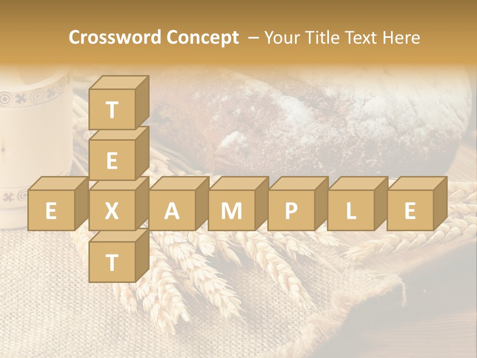 Toaster Wooden Thread PowerPoint Template